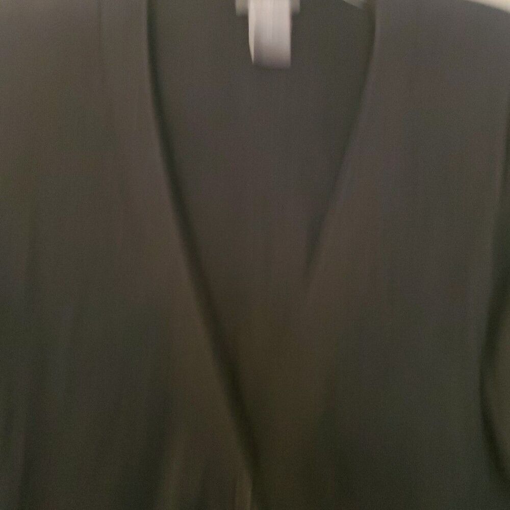 Ann Taylor Long Sleeves Cardigan Womens Size M Pockets Button Cotton Modal - Picture 5 of 14
